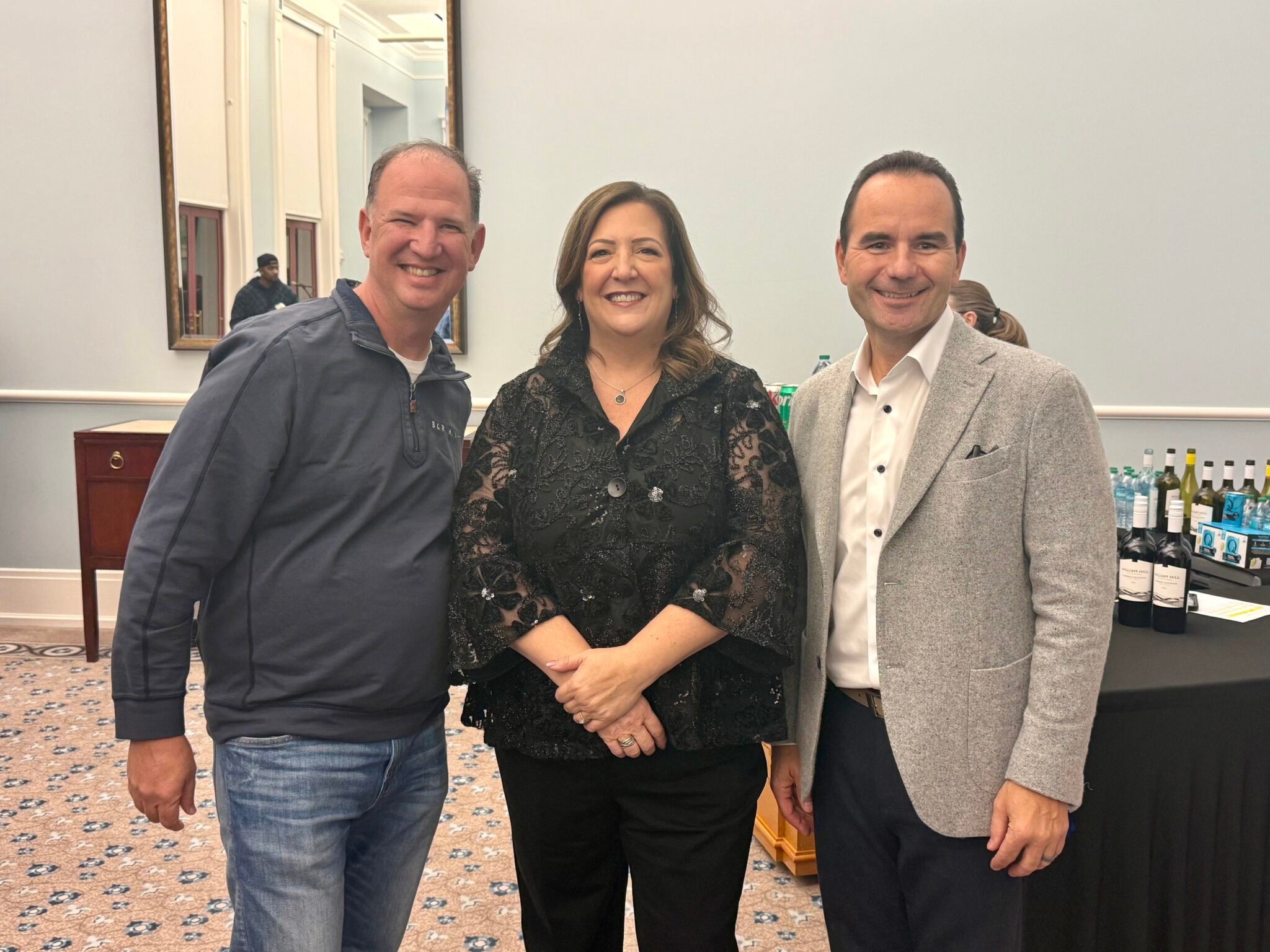 Andy, Mayor Sue, and Matt